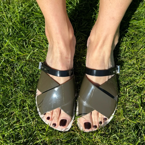 Melissa + Jason Wu Pool / Beach Slides Sandals Size 8 - Picture 9 of 9